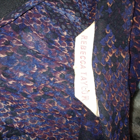 REBECCA TAYLOR Python Print Tunic Blouse/Dress - Picture 12 of 13